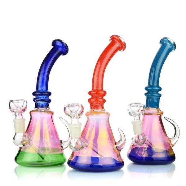Bent Neck Multicolor Can Bong (7276500975772)