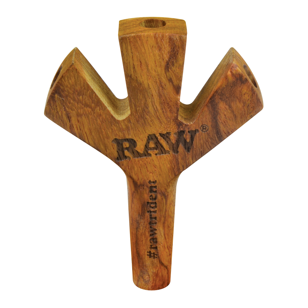 Raw Wooden Trident Joint Holder (7276515033244)