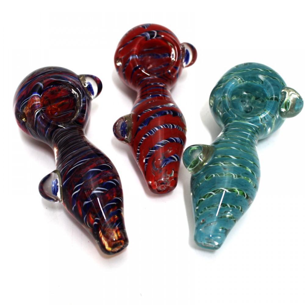 Colored Swirl Pipe w/ Bead (7579380383900)