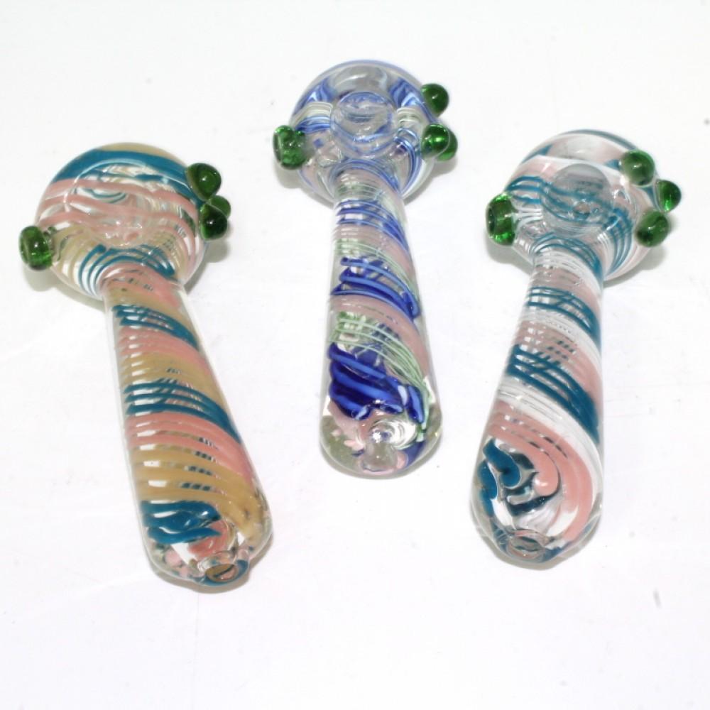 Multi Color Swirl Pipe w/ Marbles (7276520767644)